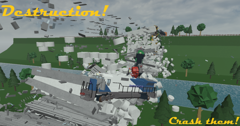 (GONE) Destroy The Bridge And Crash The Trains screenshot