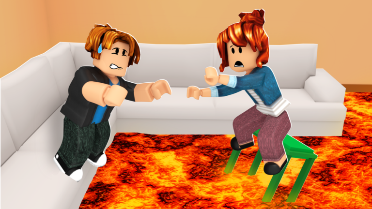 100 Player Floor Is LAVA! 🔥 screenshot