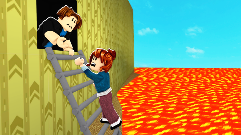 100 Player Floor Is LAVA! 🔥 screenshot