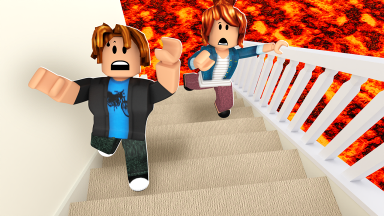 100 Player Floor Is LAVA! 🔥 screenshot