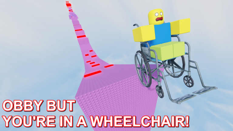 Obby But You're In A Wheelchair screenshot