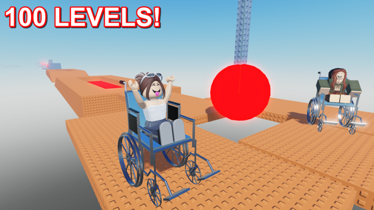 Obby But You're In A Wheelchair screenshot