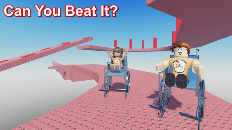 Obby But You're In A Wheelchair screenshot