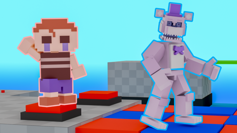 [JACKIE🐻] Teamwork FNAF Movie 1-9 Morphs (Obby) screenshot