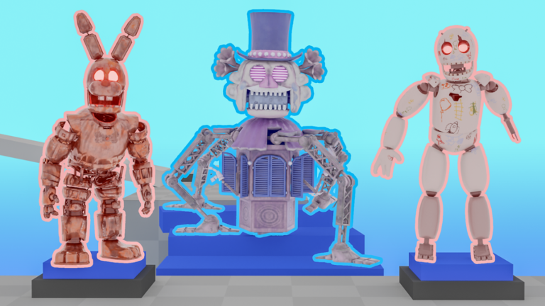 [JACKIE🐻] Teamwork FNAF Movie 1-9 Morphs (Obby) screenshot