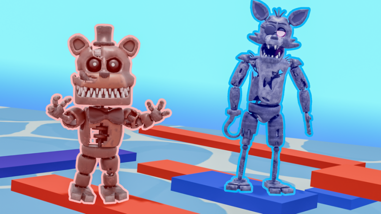 [JACKIE🐻] Teamwork FNAF Movie 1-9 Morphs (Obby) screenshot