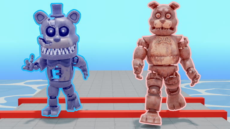[JACKIE🐻] Teamwork FNAF Movie 1-9 Morphs (Obby) screenshot