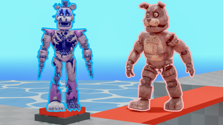 [JACKIE🐻] Teamwork FNAF Movie 1-9 Morphs (Obby) screenshot