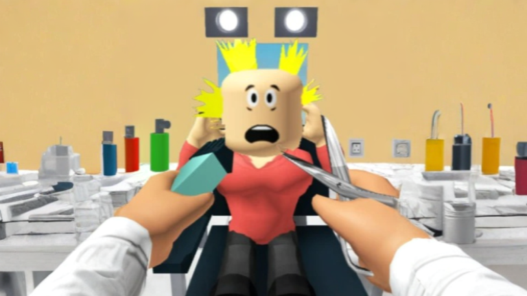 💈ESCAPE BARBERSHOP OBBY screenshot