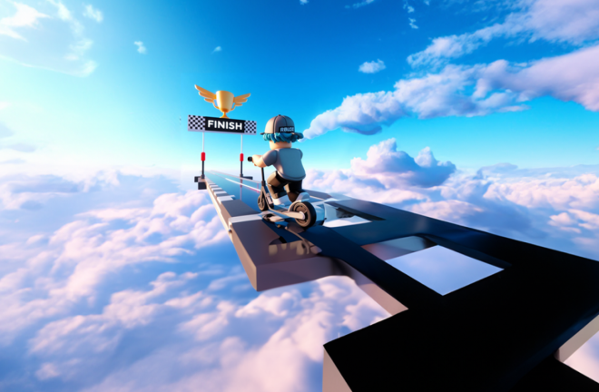 Obby But You’re On a Skateboard screenshot