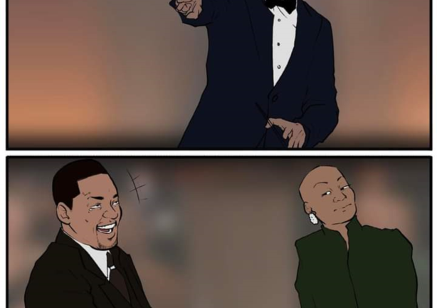 OSCAR Will Smith slaps Chris Rock screenshot