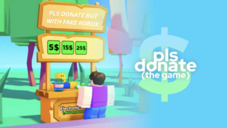 pls donate but with fake robux 💸 screenshot