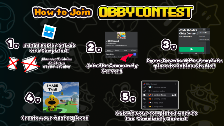 [🎃] JBBR OBBY CONTEST [Template Place] screenshot