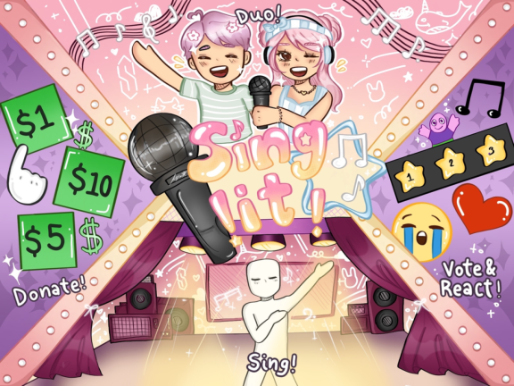 [🎵 1300+ SONGS!] Sing It! Karaoke Battles [VC🎤] screenshot