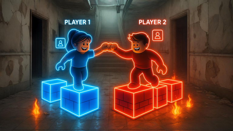 2 Player Escape the Haunted Hospital Obby screenshot