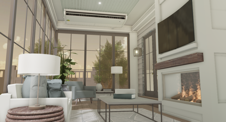 Modern House With Air conditioners V.3 screenshot