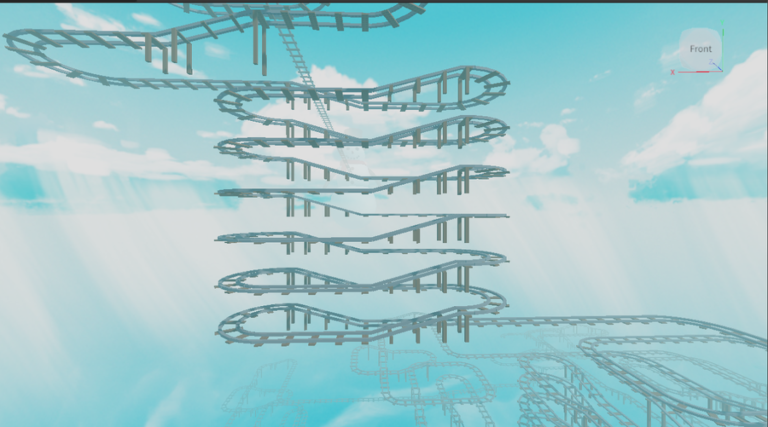 Cart Ride Into Snowman! screenshot