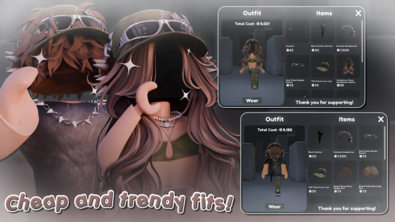 Y2K Matching Outfit Ideas screenshot