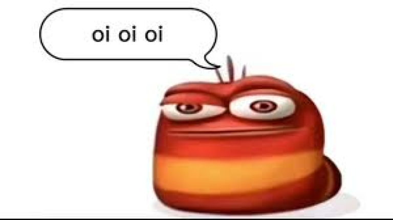 Red Larva oi oi RUN (MEME) screenshot