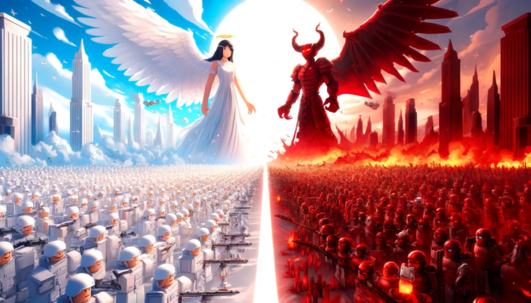 😇[ANGELS VS DEMONS WARS!]😈 screenshot