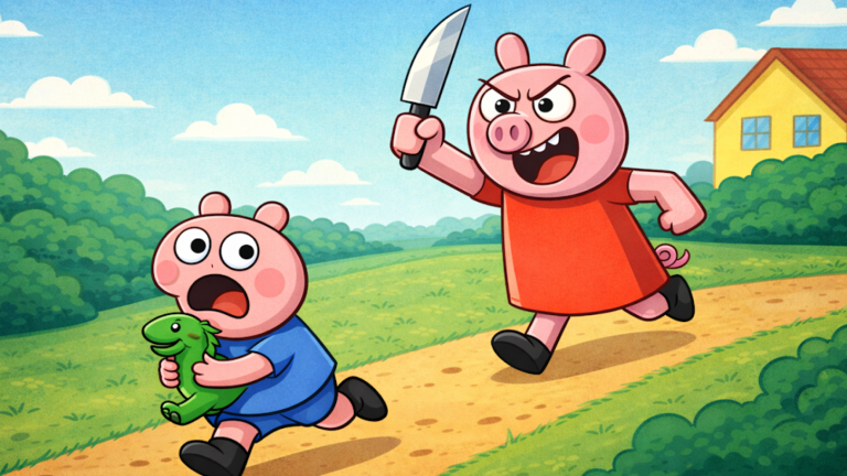 Survive Peppa Pig The Killer! screenshot