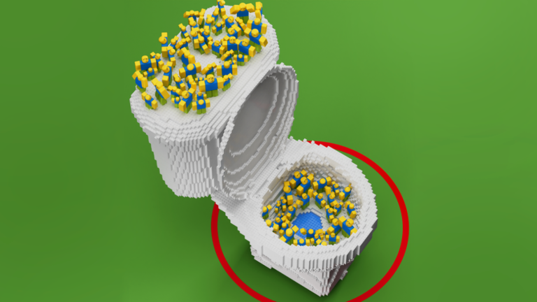 100 Players Toilet Escape screenshot