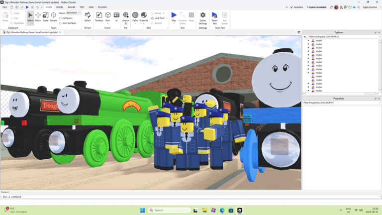 Zig's Wooden Railway Game screenshot