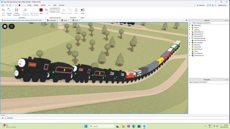 Zig's Wooden Railway Game screenshot