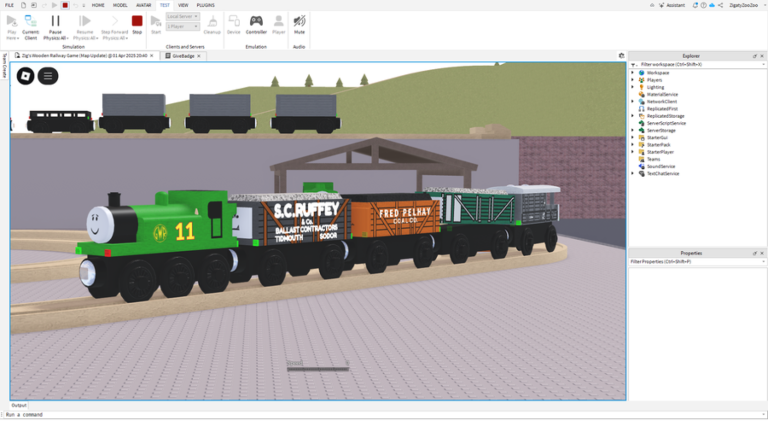 Zig's Wooden Railway Game screenshot