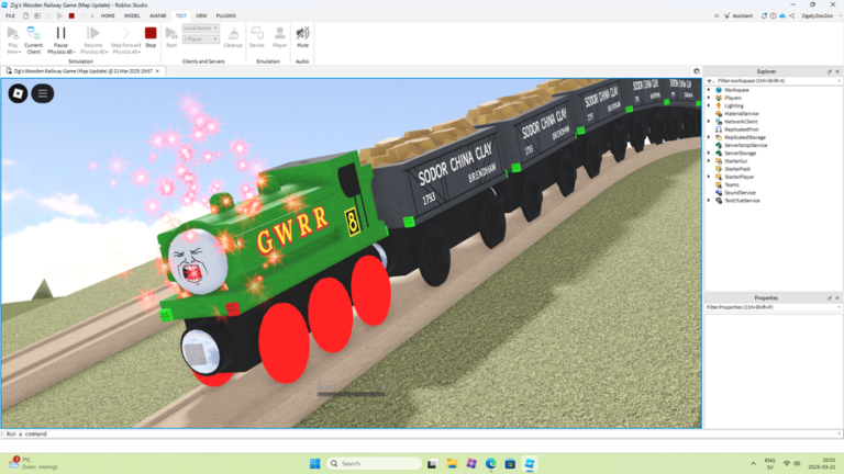 Zig's Wooden Railway Game screenshot
