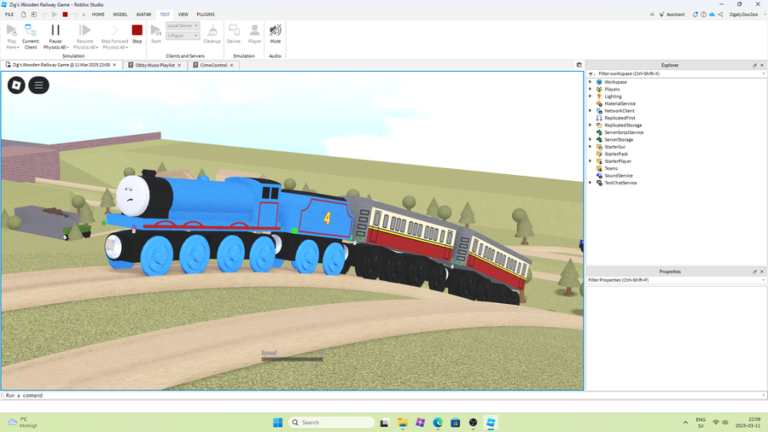 Zig's Wooden Railway Game screenshot