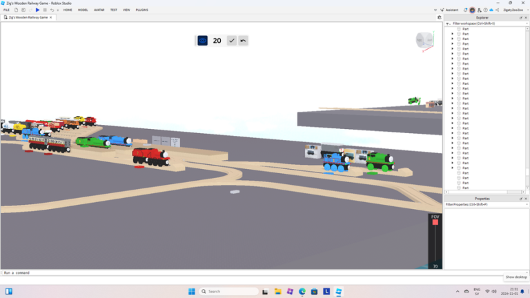 Zig's Wooden Railway Game screenshot