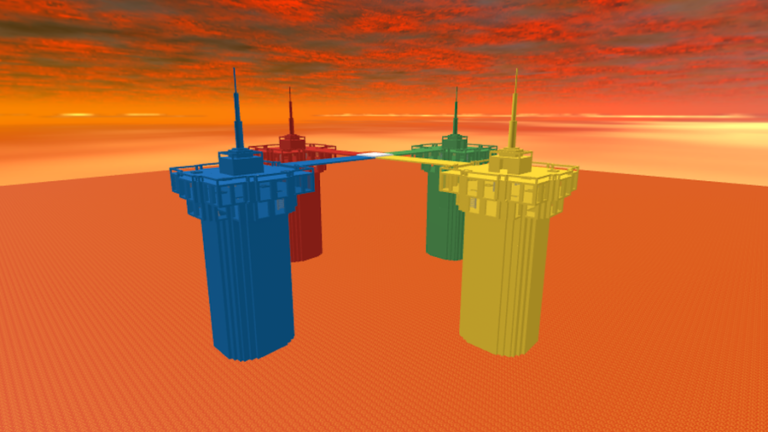 Tower battle in the lava screenshot