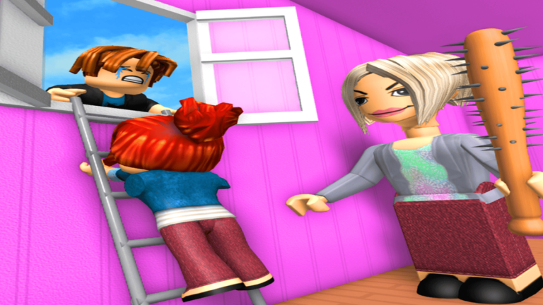 TEAM EVIL KAREN ESCAPE! (TEAMWORK OBBY) screenshot