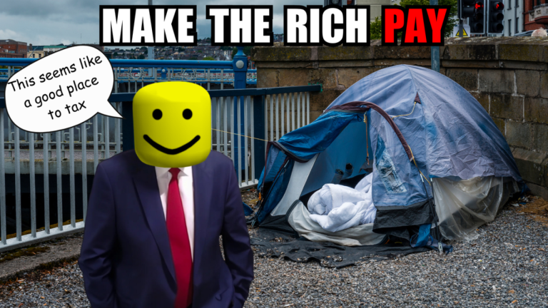 tax the rich, they deserve it 😡 screenshot