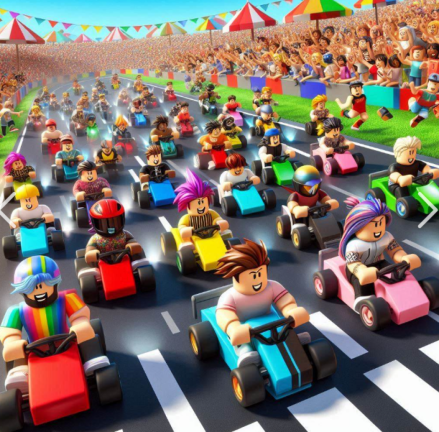 Racing with cars screenshot