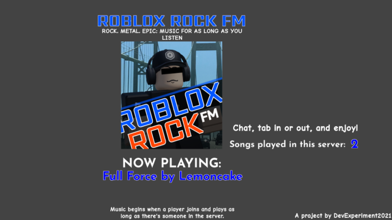 Roblox Rock FM: Radio Station! screenshot