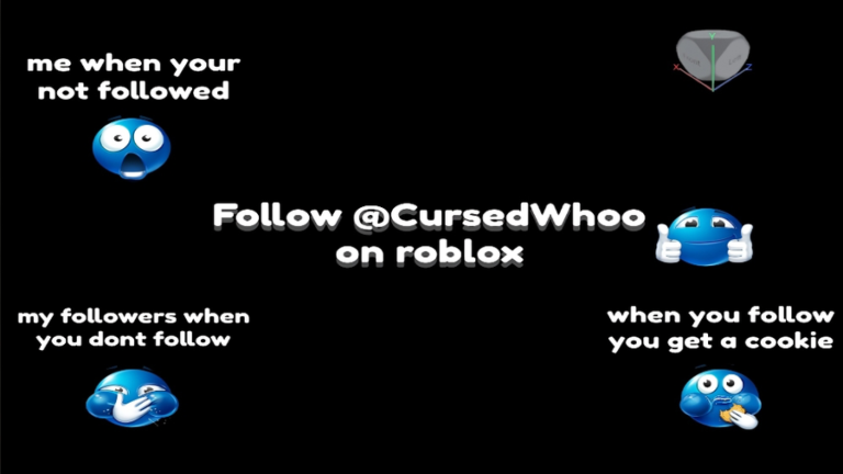 FOLLOW CURSEDWHOO ON ROBLOX screenshot
