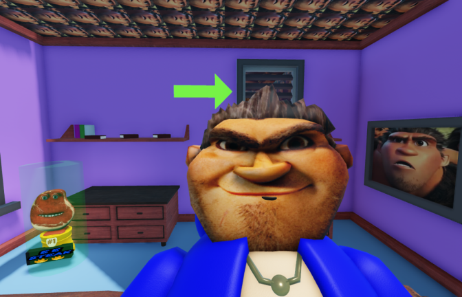 OBBY CUZ IT RHYMES WITH GRUG EVIL MANSION RUN!!! screenshot