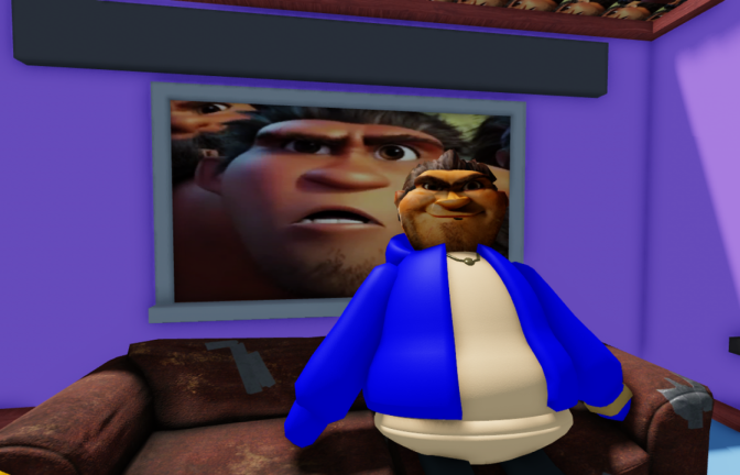 OBBY CUZ IT RHYMES WITH GRUG EVIL MANSION RUN!!! screenshot