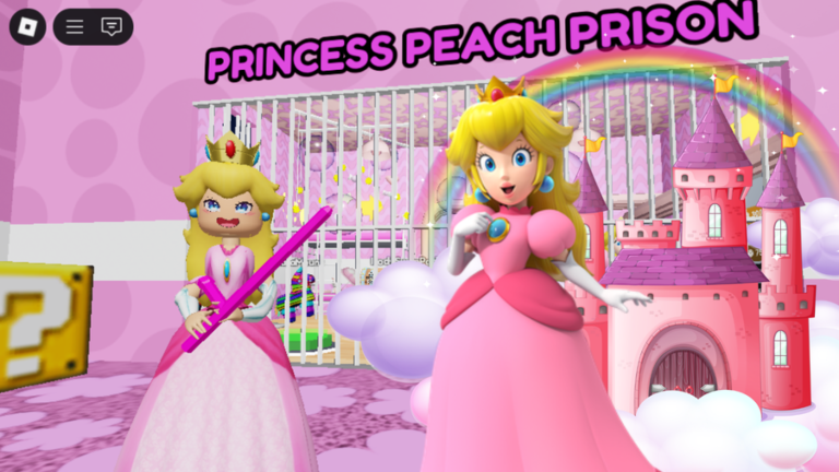 🎀PRINCESS PEACH PRISON RUN! (OBBY) screenshot