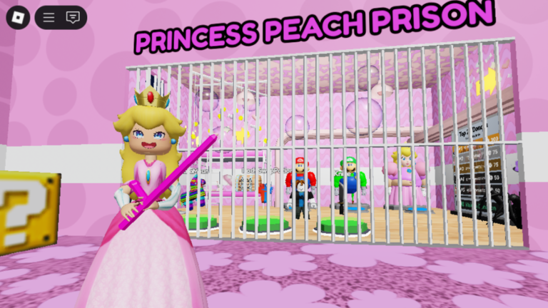 🎀PRINCESS PEACH PRISON RUN! (OBBY) screenshot
