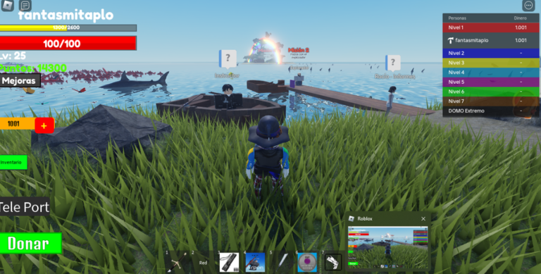 Fishing game screenshot