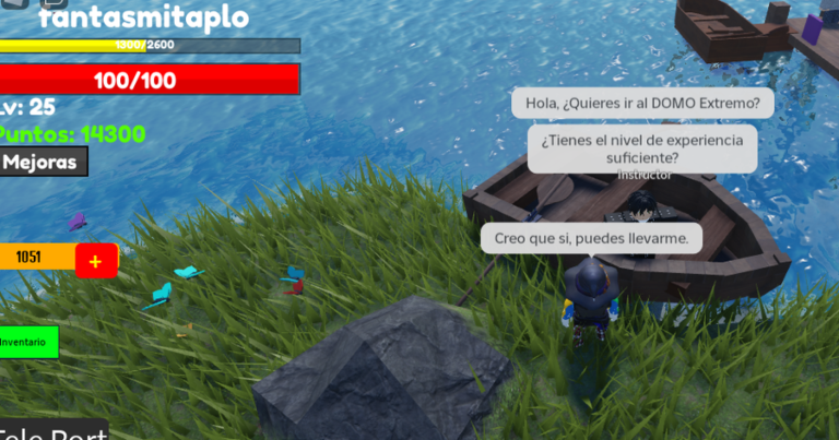 Fishing game screenshot