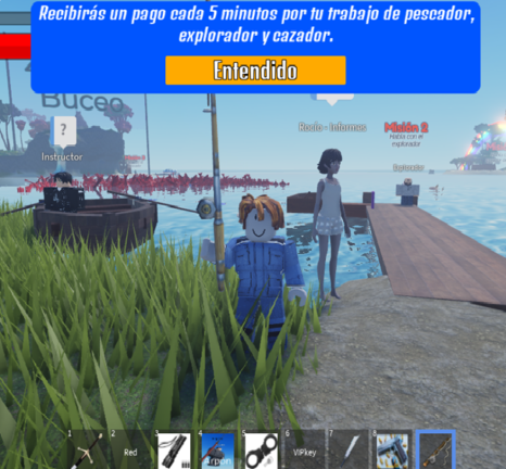 Fishing game screenshot