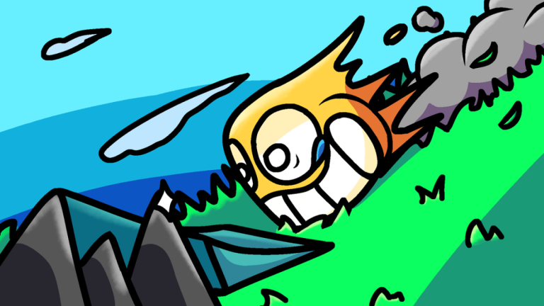 Your Head Rolls Down a Hill [SLOPE] screenshot