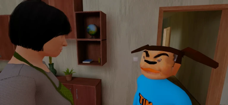 Schoolblox Runaway 3D SKULBOY [TIMOH] screenshot