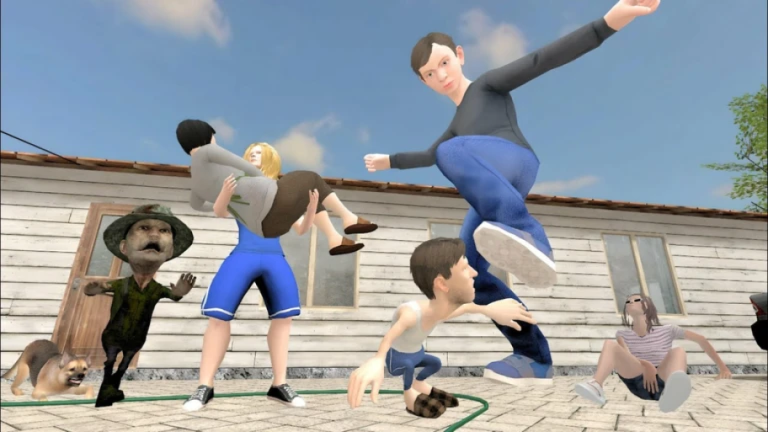 Schoolblox Runaway 3D SKULBOY [TIMOH] screenshot