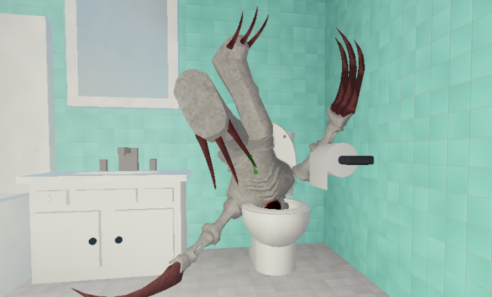 You're in a horror movie screenshot