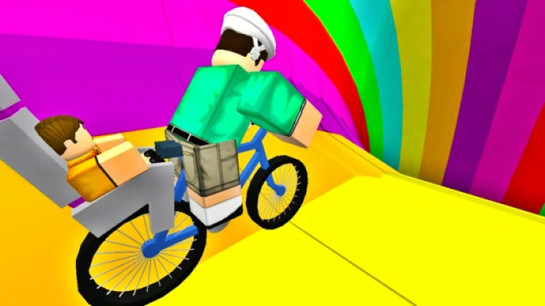 RIDE A BOX DOWN SLIDE TO VIP OBBY screenshot